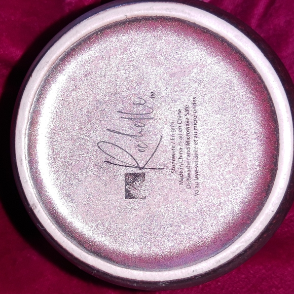 La Rochelle Stoneware Mauve, Gray, Metallic Glaze Mug - Picture 4 of 4